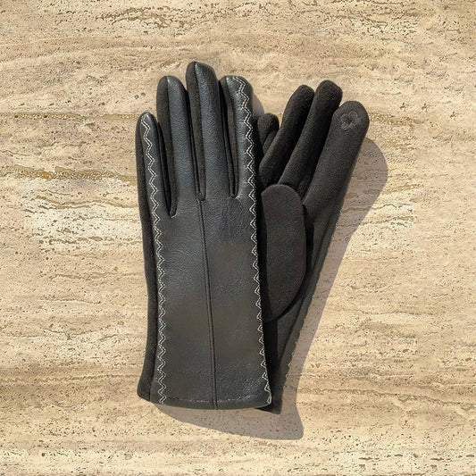 KIM Faux Leather Gloves