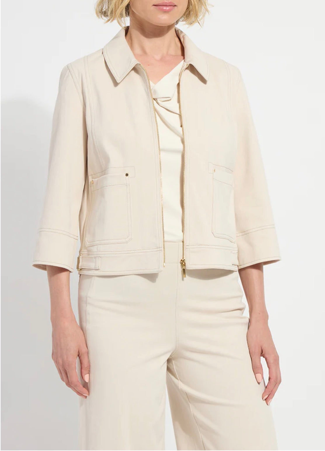 LYSSE Nylah Detail Crop Jacket