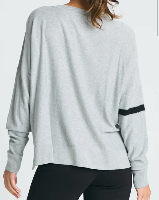 Planet Pima Cotton Fine Line Crewneck Sweater