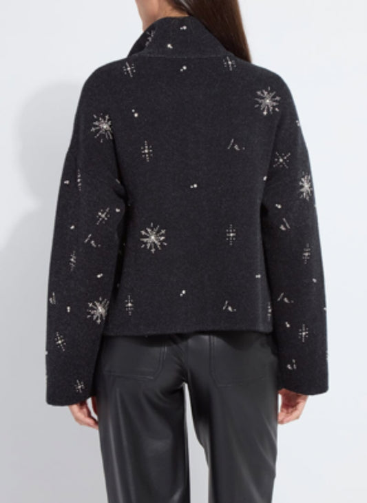Lysse Scottie Embellished Knit Jacket