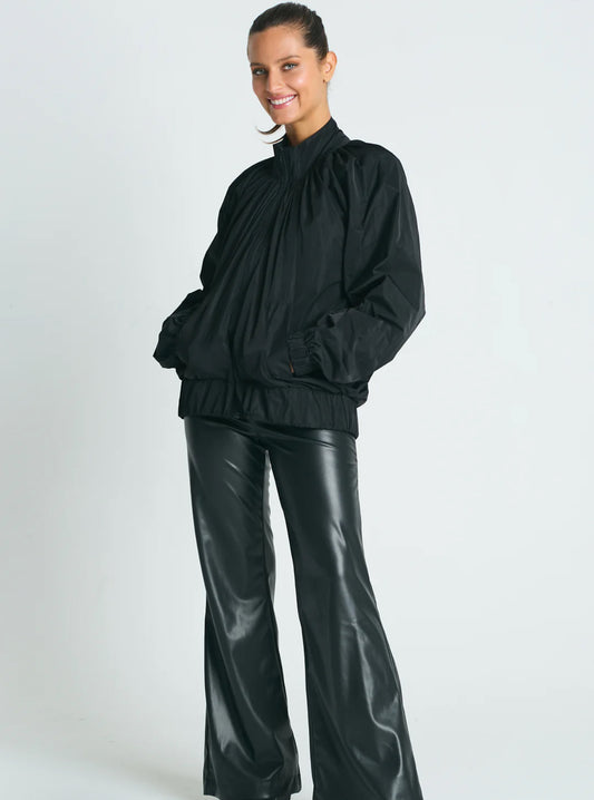 Planet Nylon Rouched Chic Bomber