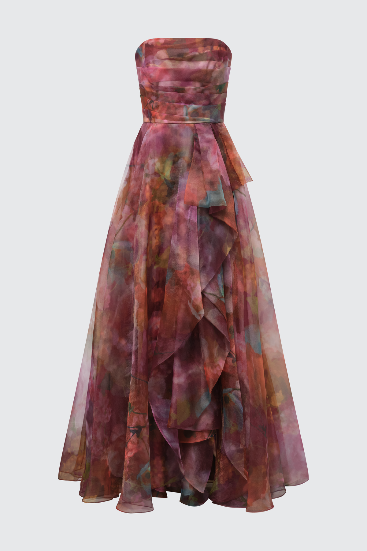 Theia Couture Fahreta Strapless Gown
