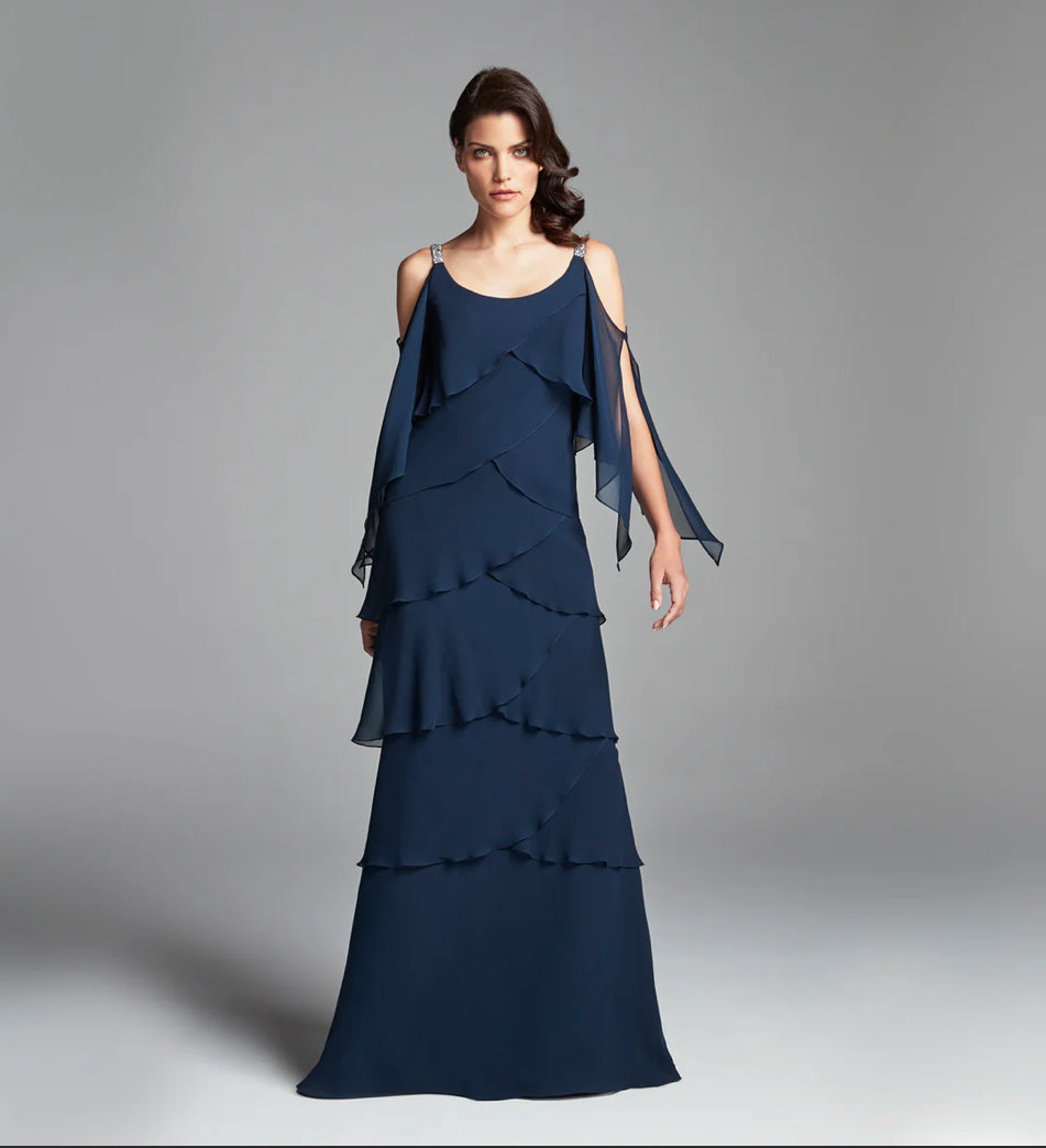 Alexander by Daymor Couture Scoop Neck Sheath