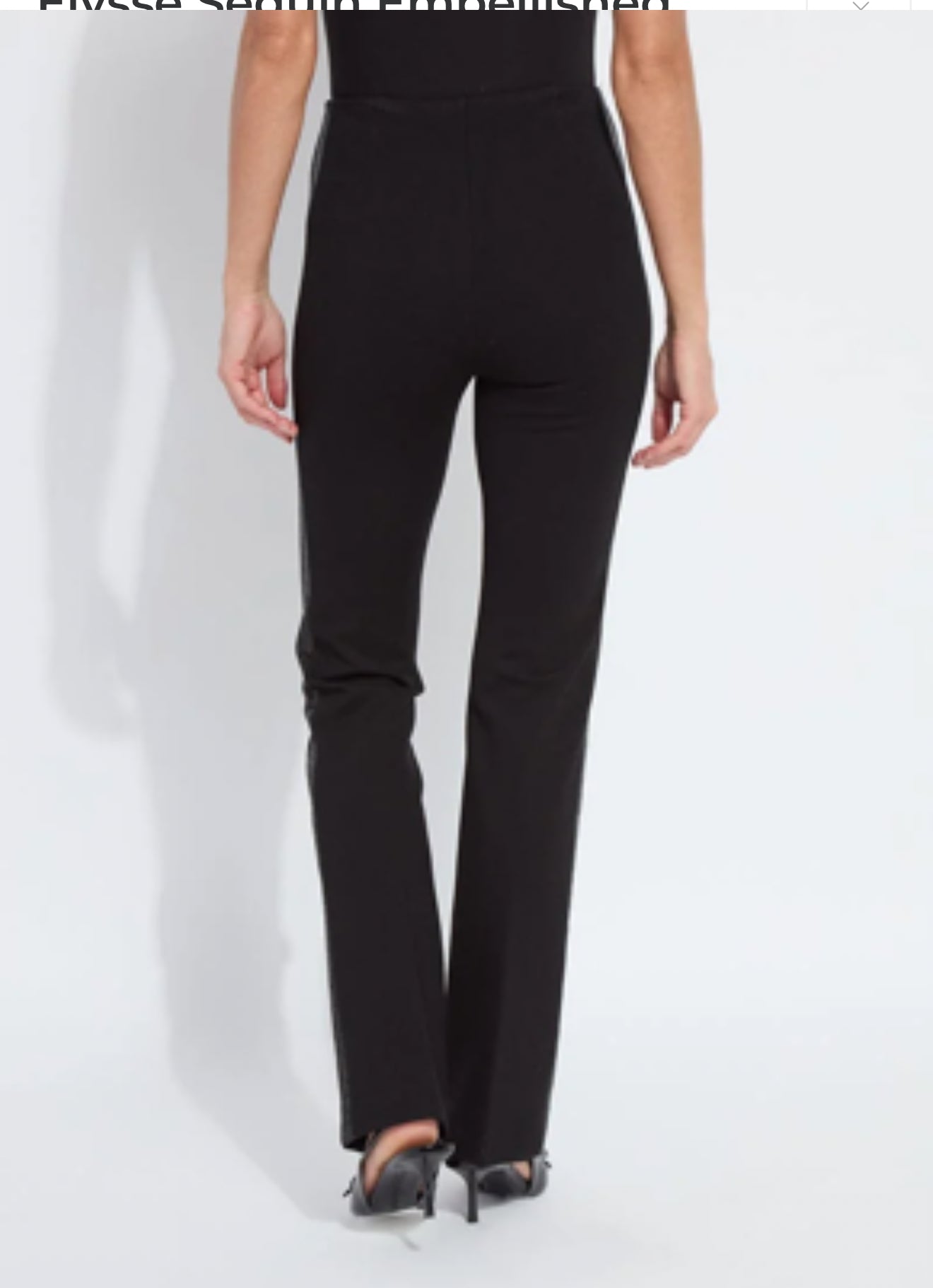 Lysse Elysse Sequin Embellished Pant