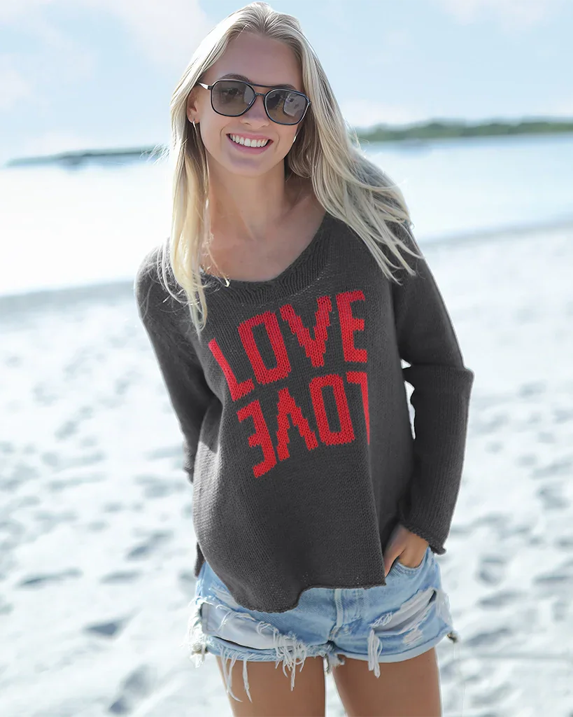 Wooden Ships LOVE V COTTON Sweater