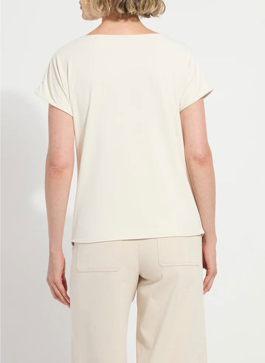 LYSSE Ensley Cowl Neck Top