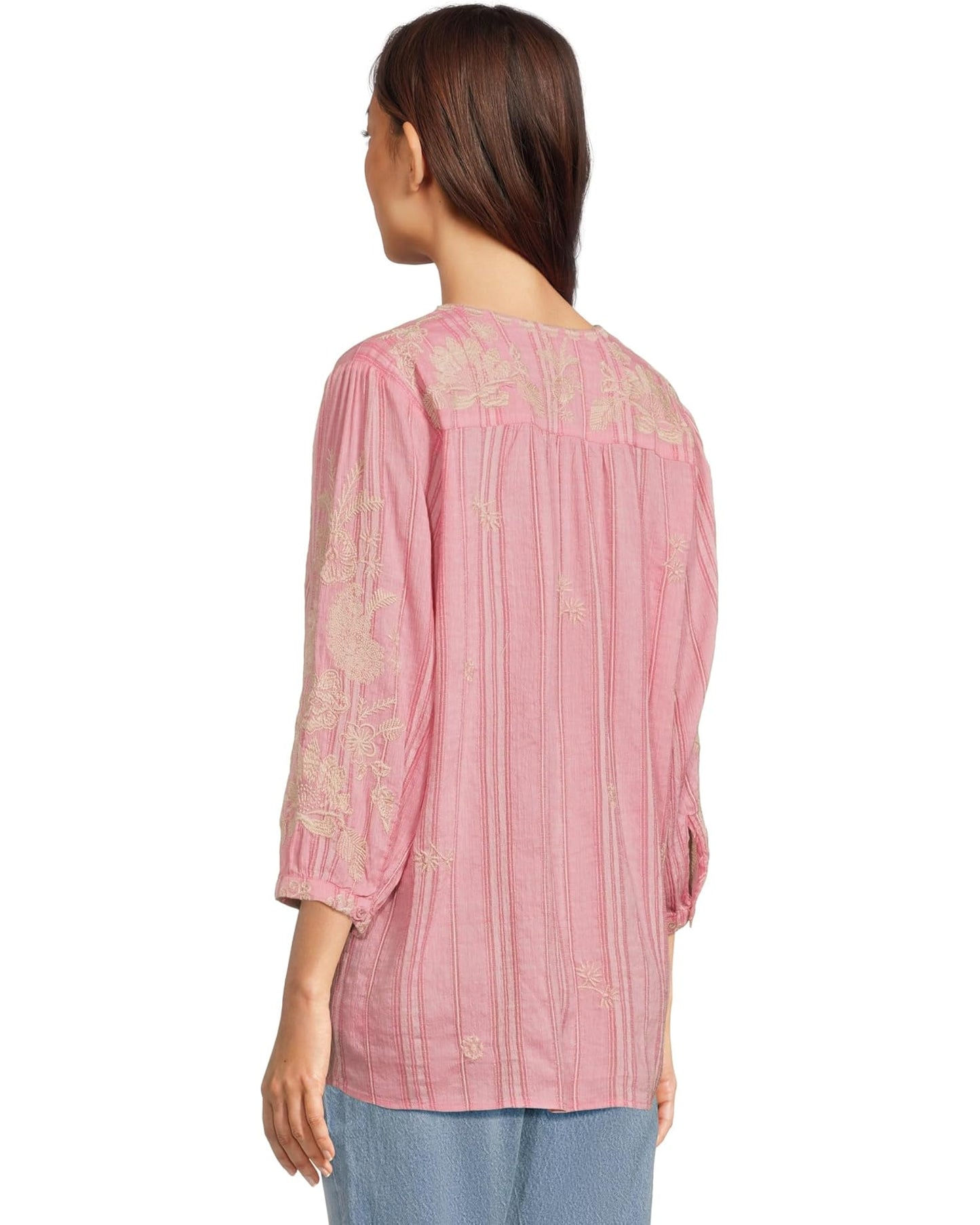Johnny Was 3/4 Sleeve Prairie Blouse