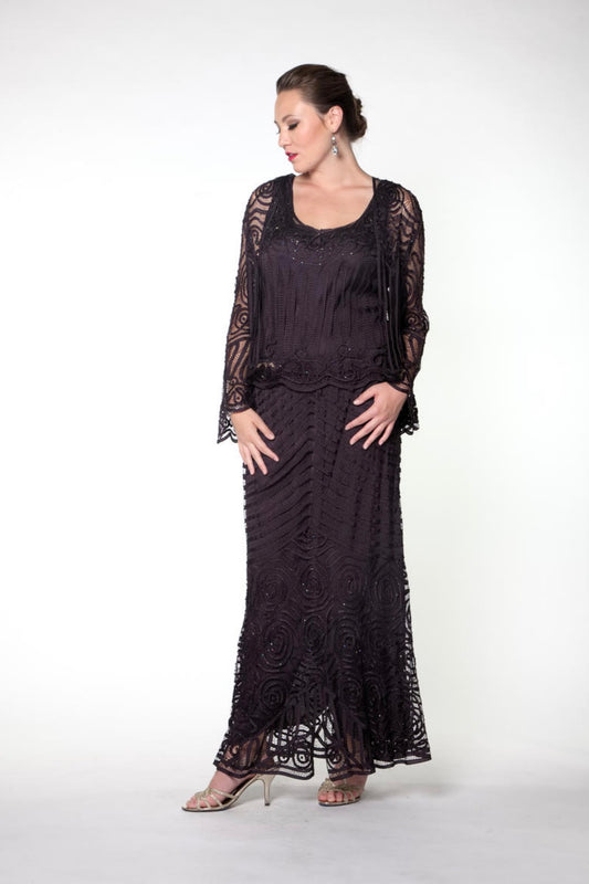 Soulmates 3pc Bell Sleeve Jacket Tank and Skirt Set