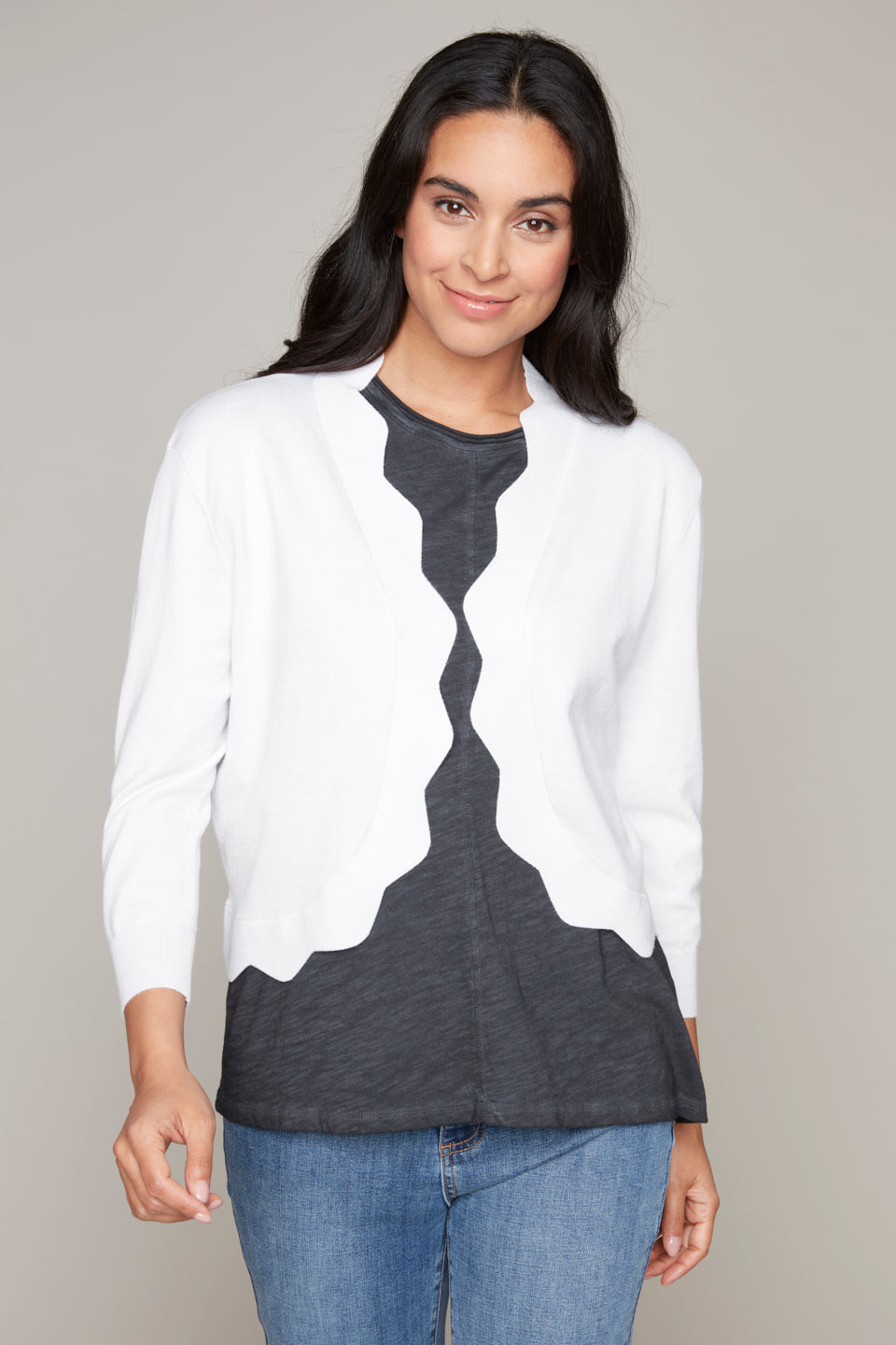 Carre Noir Novelty cropped cardigan