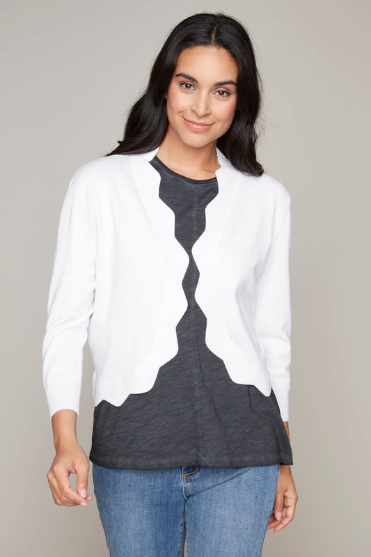 Carre Noir Novelty cropped cardigan