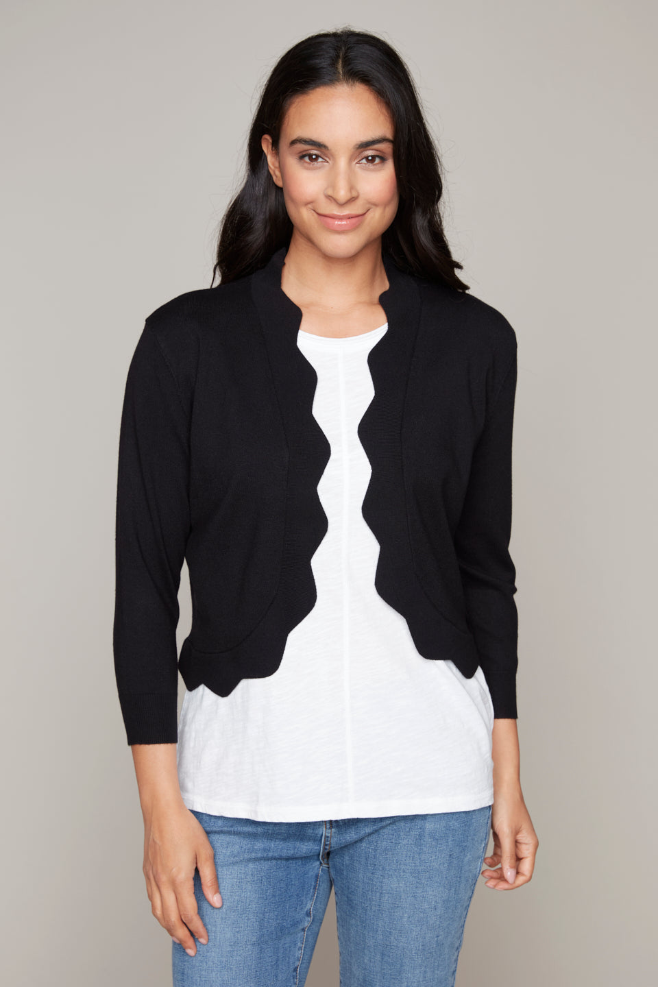 Carre Noir Novelty cropped cardigan