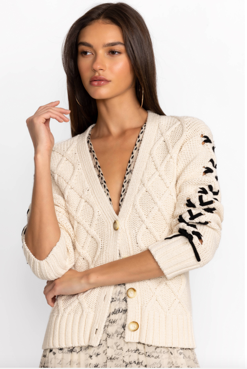 THE ANESSA BOW CARDIGAN