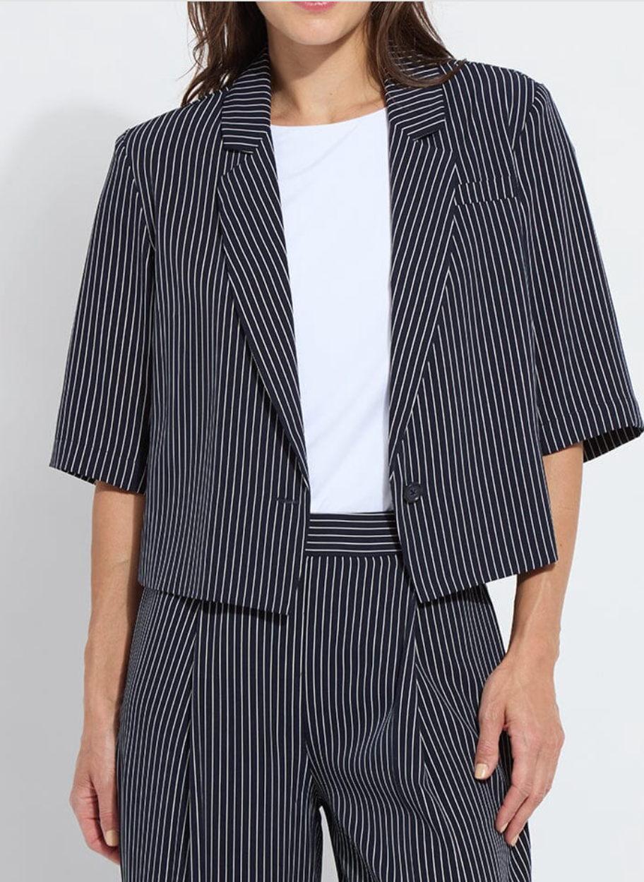 Clarette Cropped Short Slv Blazer