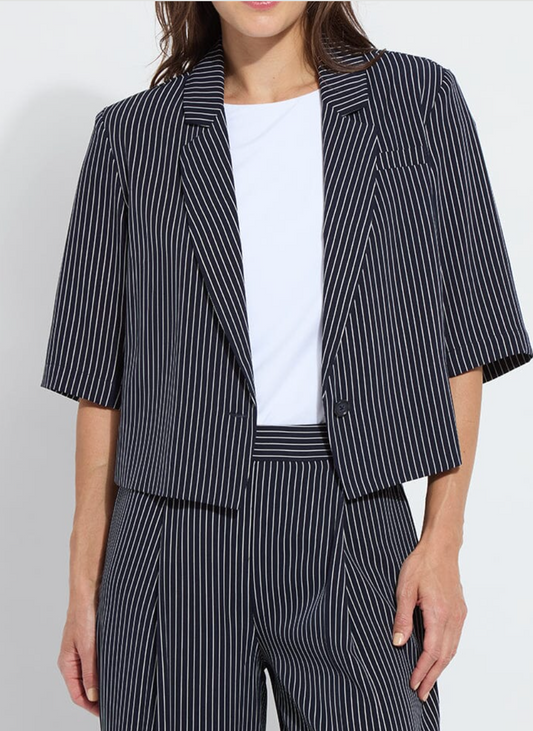 Clarette Cropped Short Slv Blazer