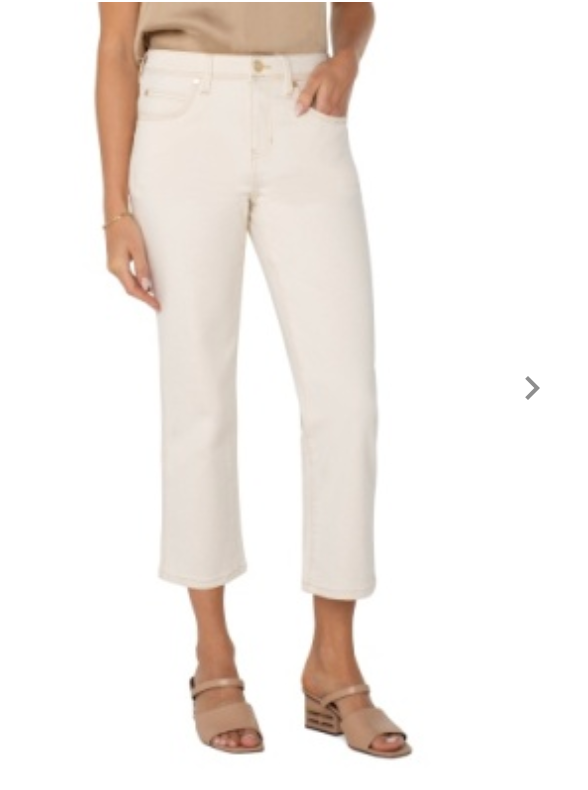 kennedy crop straight w triple needle