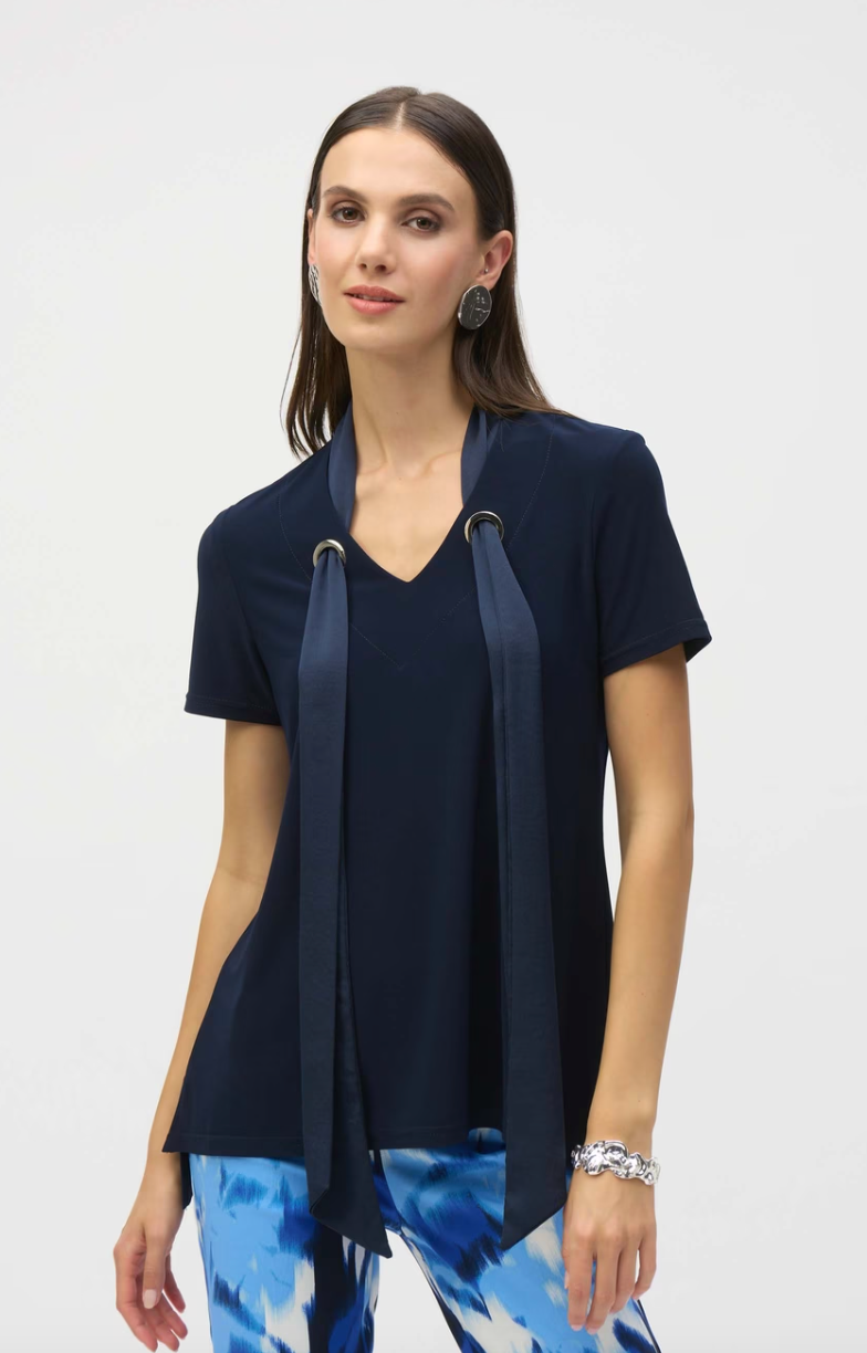 Joseph Ribkoff V-neck Casual Pullover