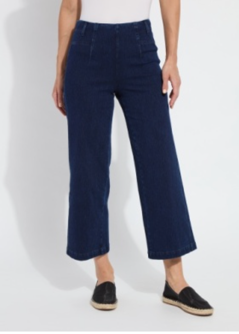 LYSSE Layton Wide Leg Crop Denim