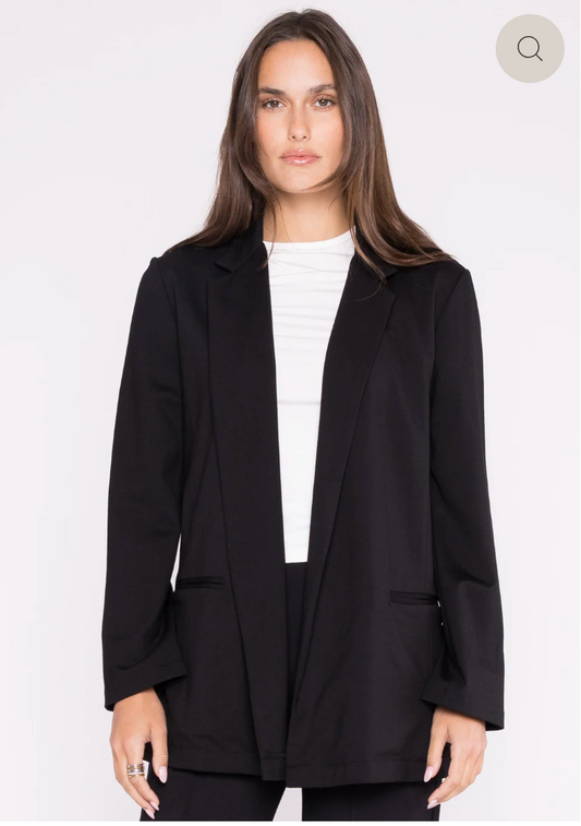 Pointe Knit Oversized Blazer