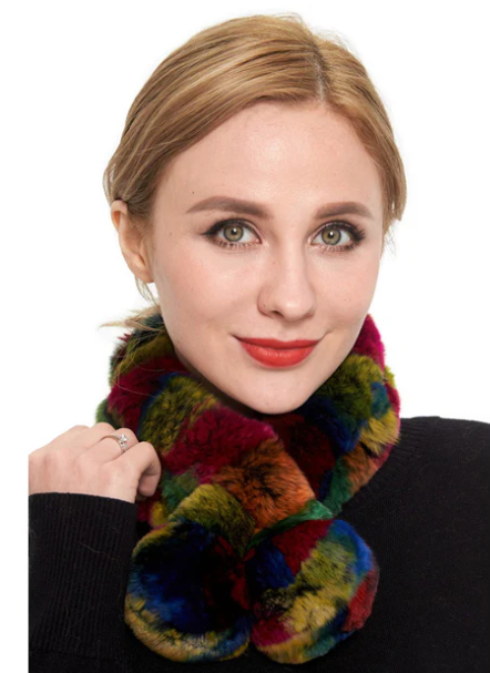 VOLARE Genuine Rex Rabbit Fur