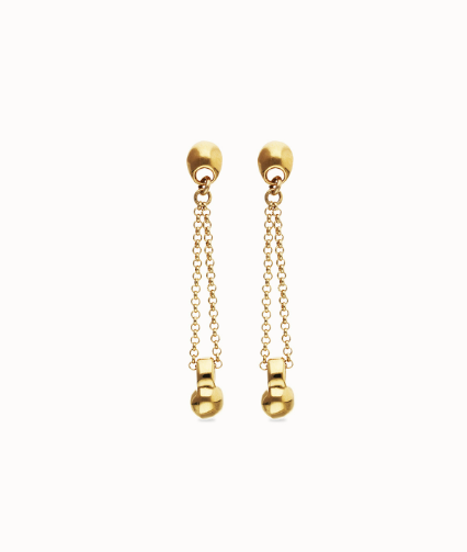 UNO de 50 Drop earrings with long chain and sphere