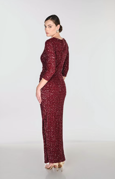 Frank Lyman Sequin Midi Dress
