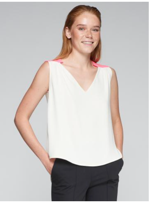 CAMISA TOP MARIE CRUDO CHIFFON