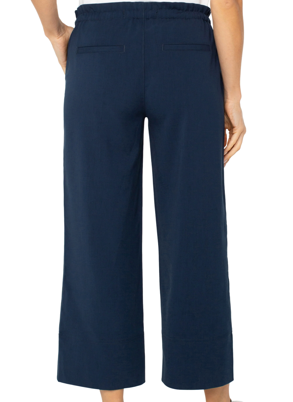 LIverpool Pull on Tie Waist Wide Leg Ankle Pant