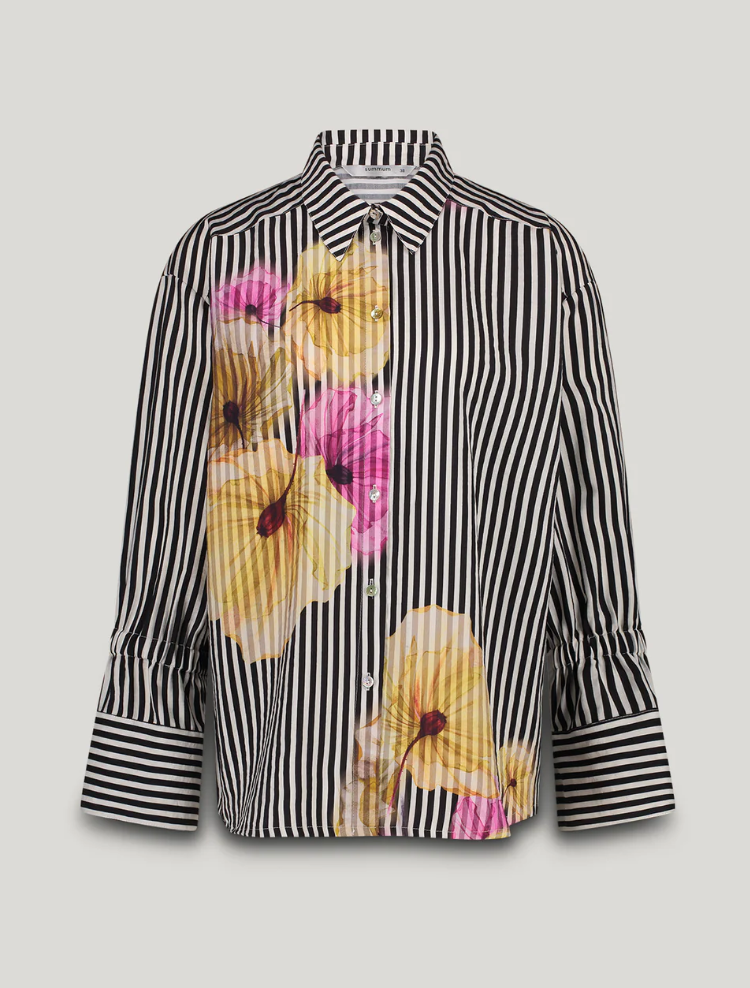Summum Floral & Stripe Blouse
