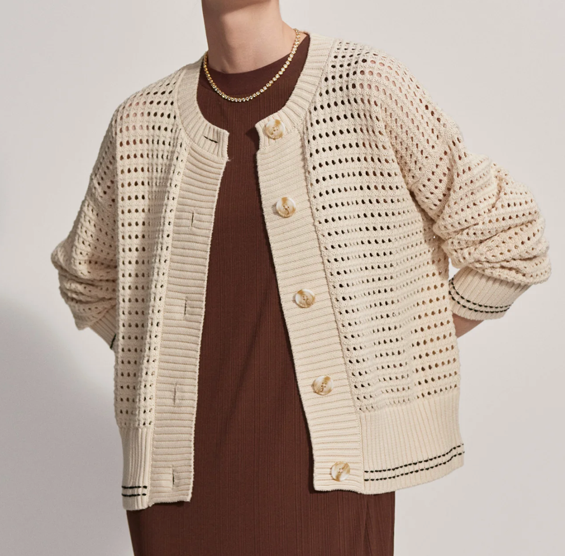 Varley Kris Relaxed Fit Knit Jacket