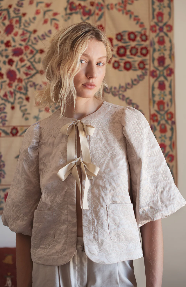 Summum Blouse Jacket with Bow