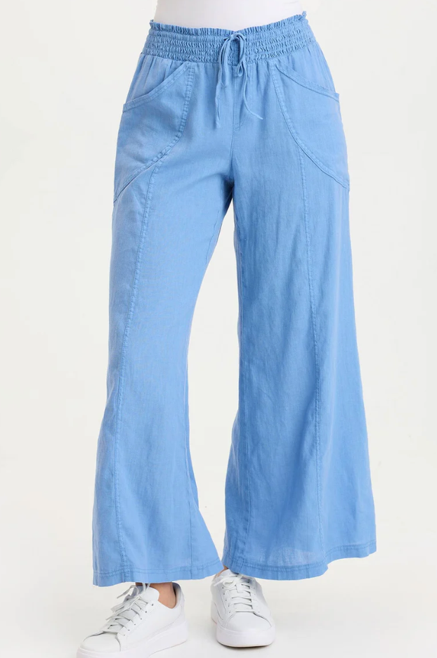 XCVI Pia Effortless Linen Wide Leg Pants