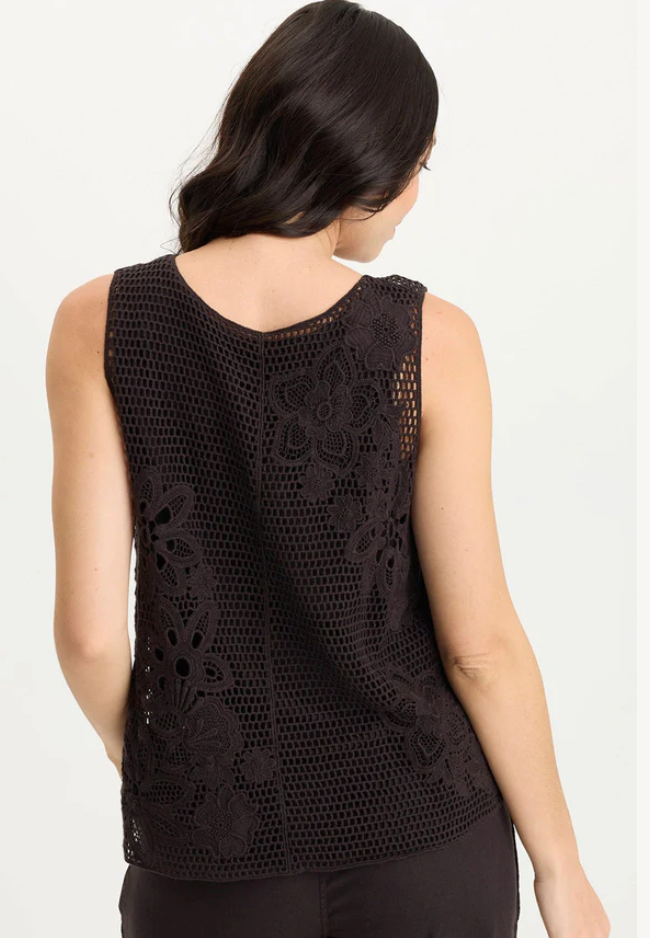 XCVI Chariss Crochet Tank