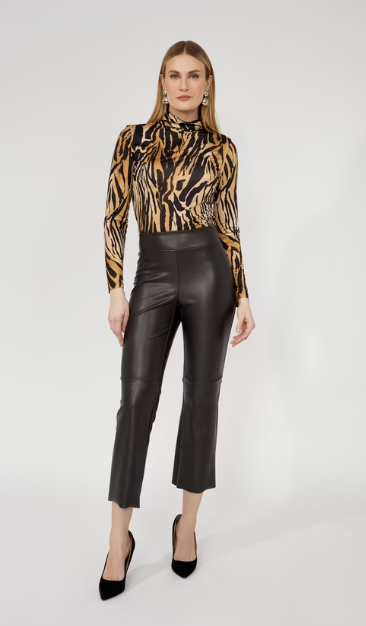 Frank Lyman High-waisted Cropped Trousers