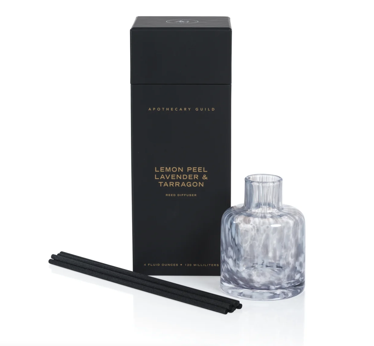 Zodax Apothecary Guild Opal Glass Reed Diffuser in Gift Box