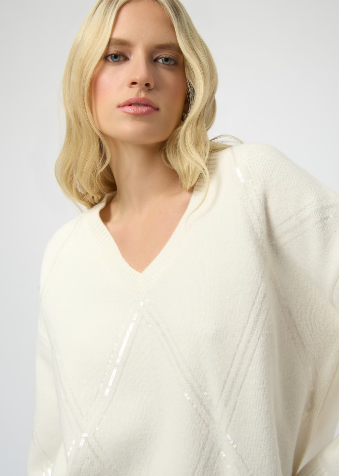 Joseph Ribkoff V-neck Chic Pullover