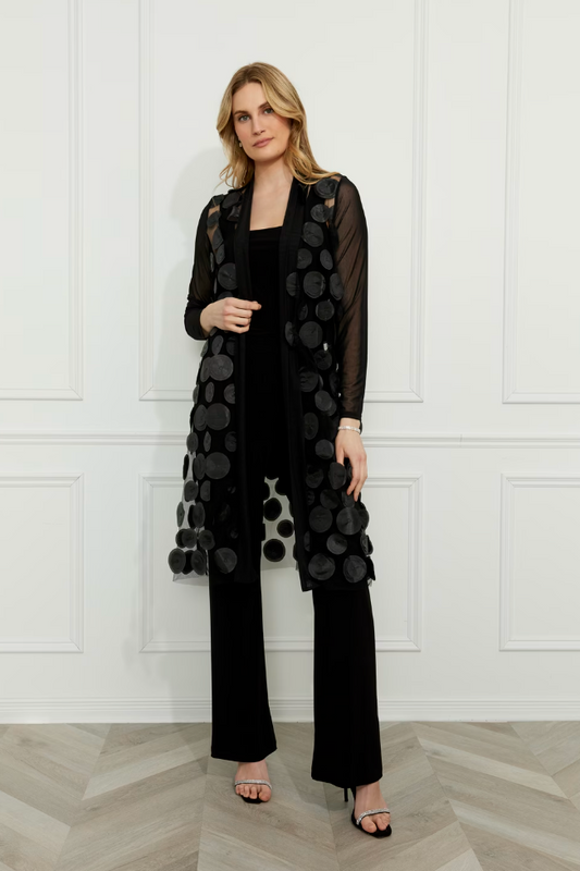Frank Lyman Long Sheer Knit Jacket