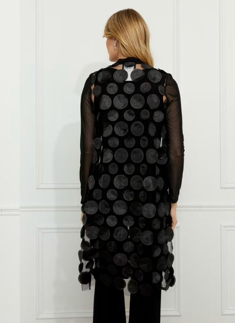 Frank Lyman Long Sheer Knit Jacket
