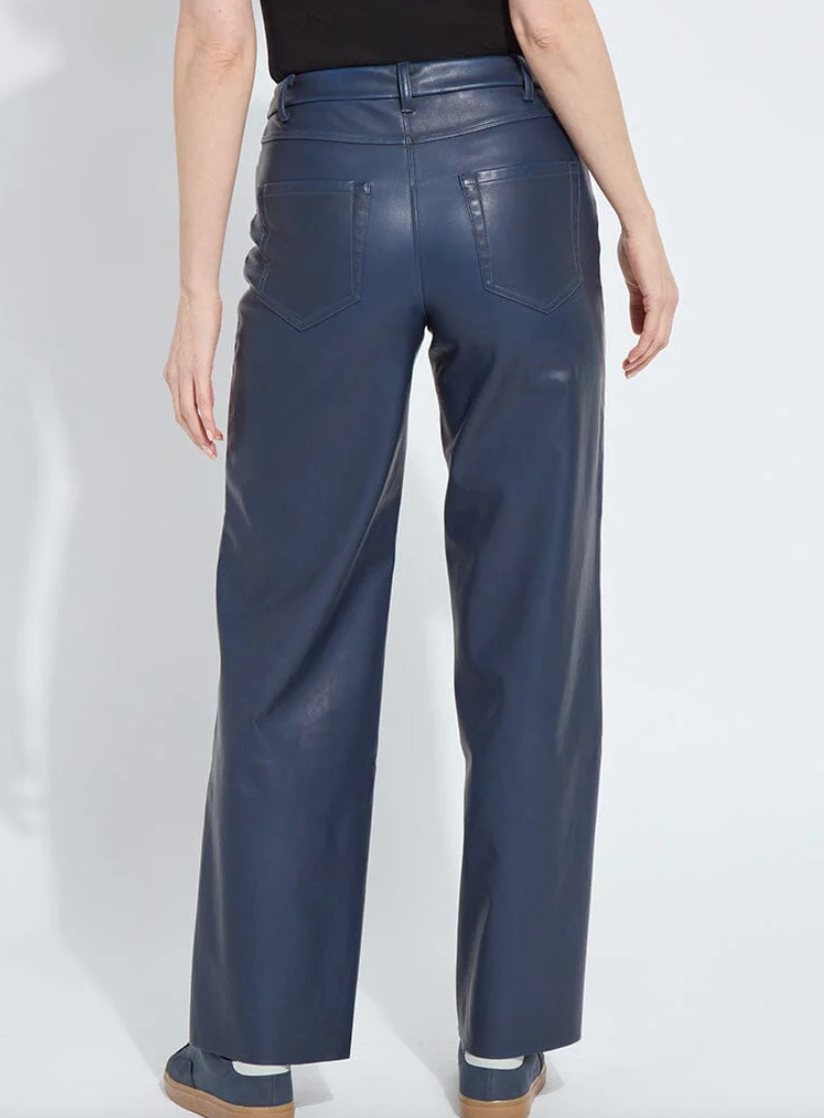 Lysse Cortina Hi Waist Wide Leg Vegan Leather
