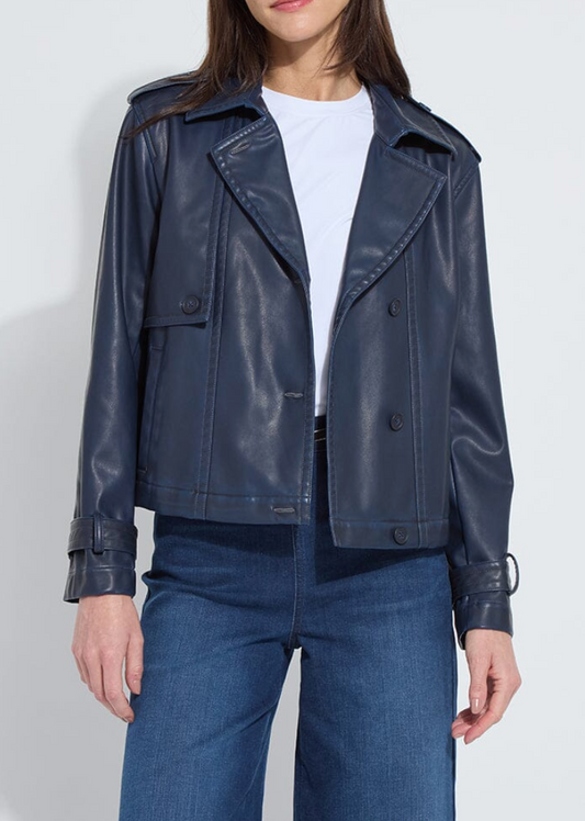 Evonne Oversized Cropped Trench Coat
