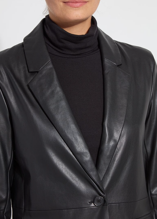 Lysse Versatile Vegan Leather Blazer
