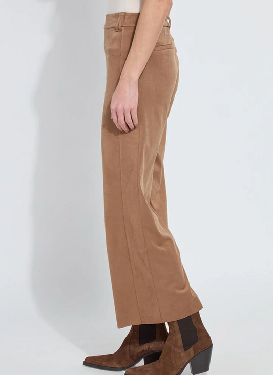 LYSSE Vionette Vegan Suede Wide Leg Trouser