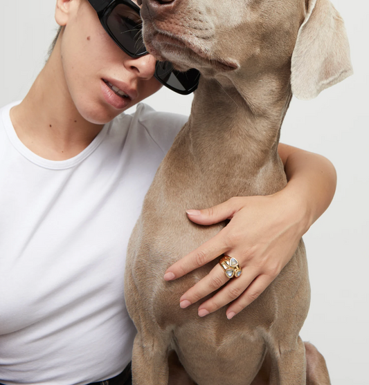 UDO DE 50 Ser Camaleonica Ring with Multicolor Stones