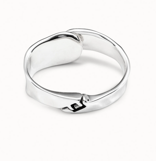 UNO DE 50 Olas Waves shaped bangle bracelet