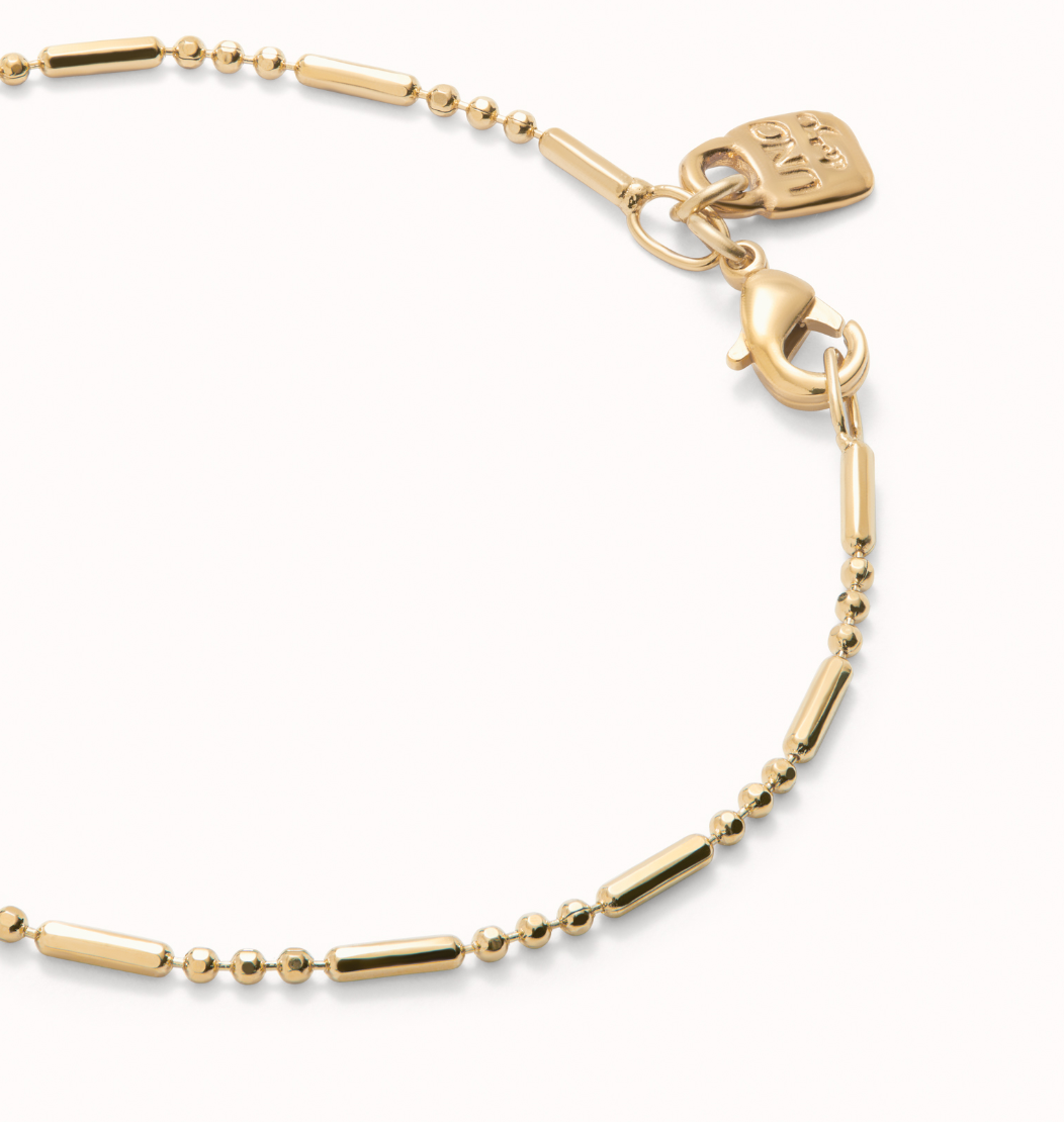 UNO DE 50 Gold Charm chain bracelet