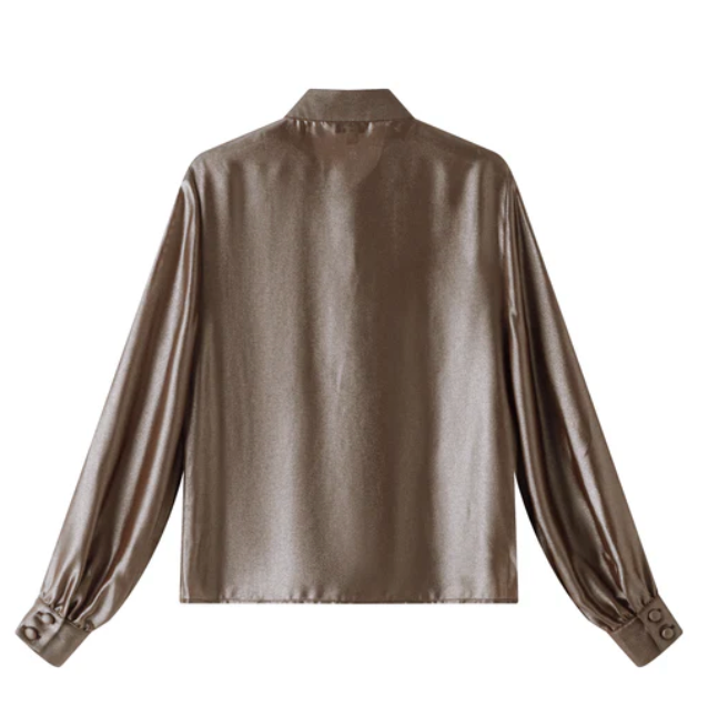 Janet Howard Peyton Bow Blouse