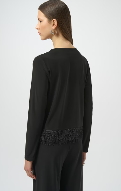 Joseph Ribkoff Chic Crew Neck Pullover