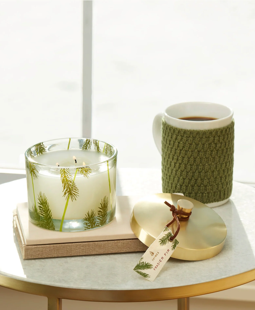 Frasier Fir Poured Candle, Pine Needle 3-Wick