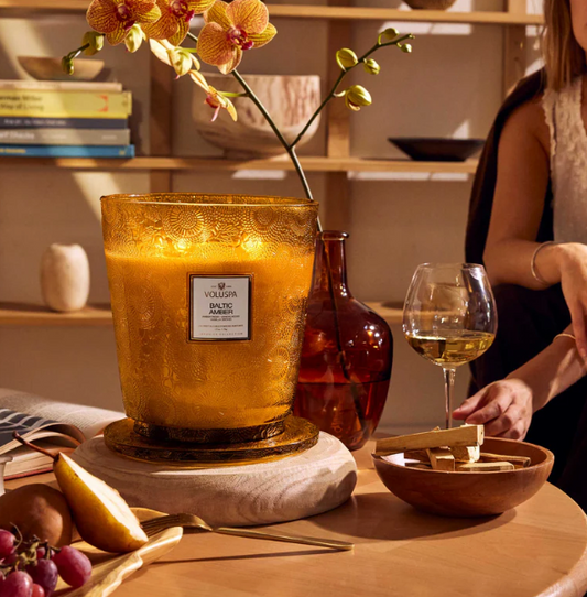 VOLSUPA Baltic Amber 5 Wick Hearth Candle