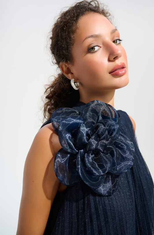 Joseph Ribkoff High-neck A-line Dress