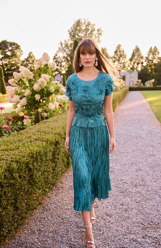 Frank Lyman Elegant A-line Midi Skirt & Top